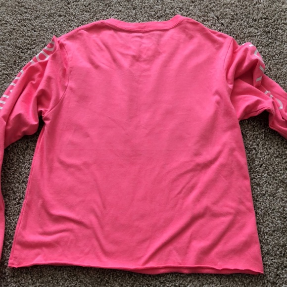 Official Selena long sleeve crop top. Pink. XS. EUC - Picture 3 of 3